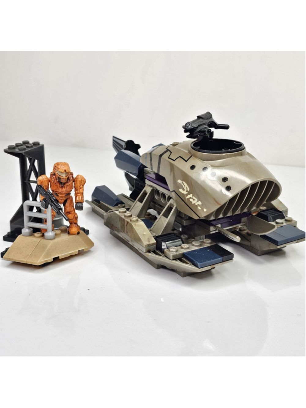 Halo Mega Bloks Covenant Brute Prowler Set 96869 Incomplete